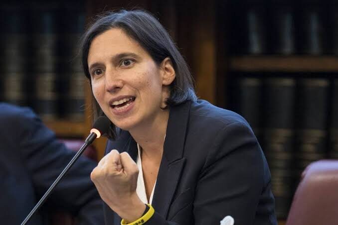 Elly Schlein durante un intervento pubblico