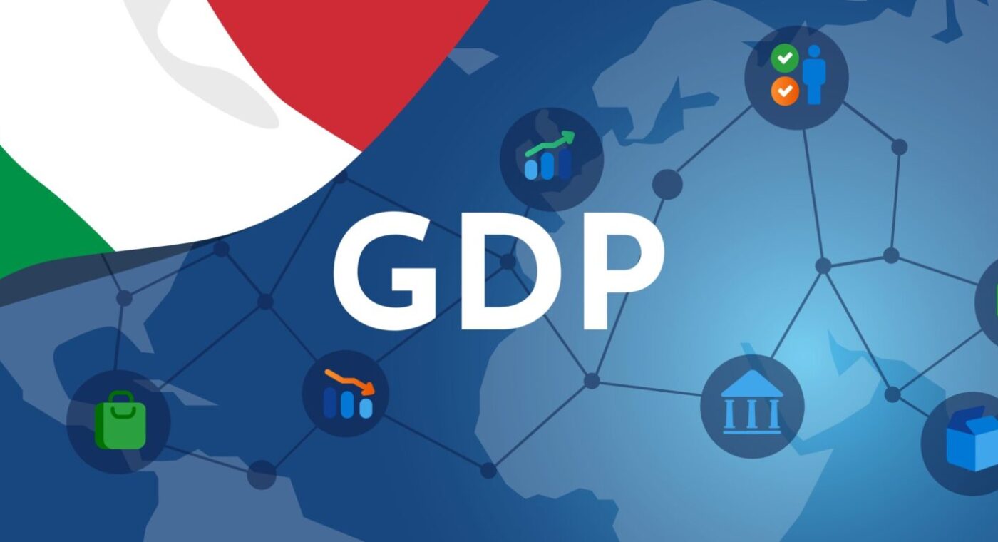 Grafico sull'andamento del Pil italiano