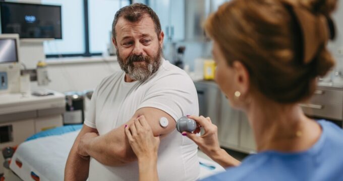 Rappresentazione grafica dell'analisi vocale per il diabete