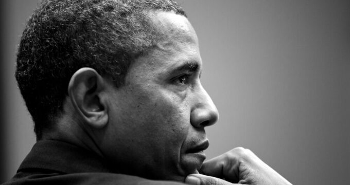 Barack Obama durante un evento di raccolta fondi