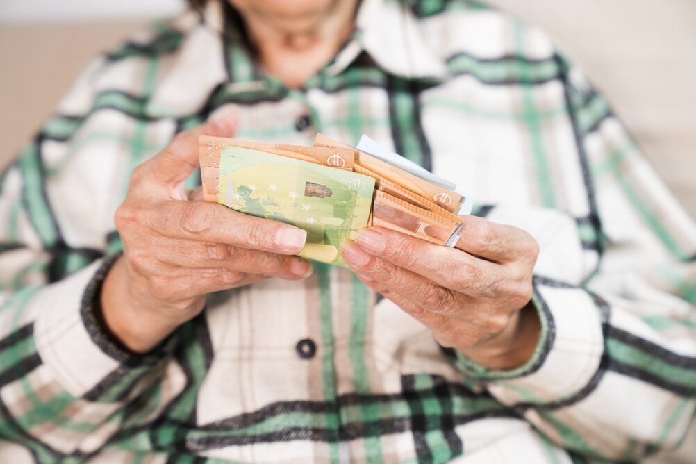 Grafico sull'inflazione e le pensioni