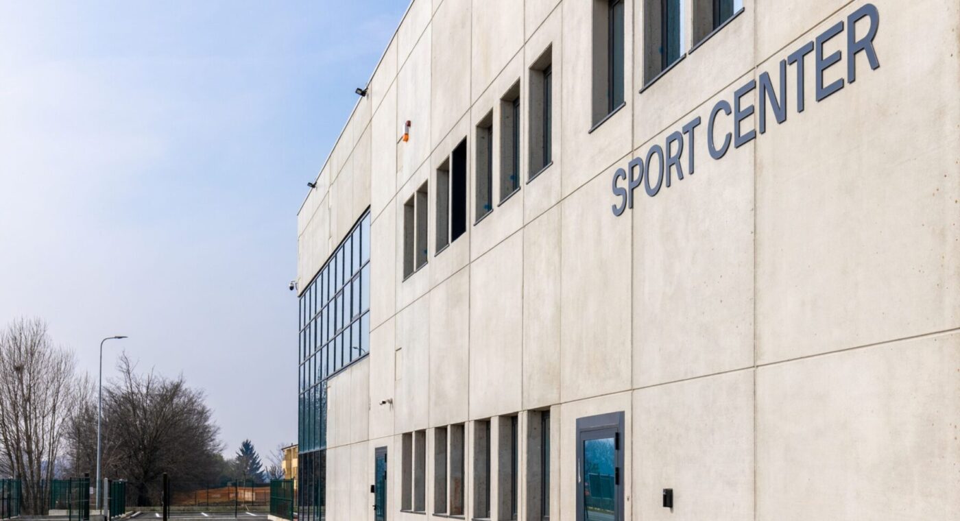 Esterno del Santa Corinna Sport Center