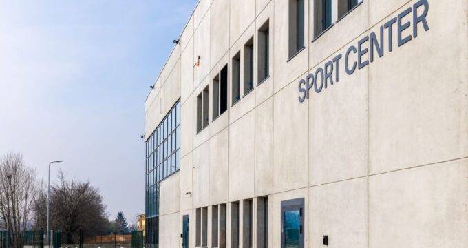 Esterno del Santa Corinna Sport Center
